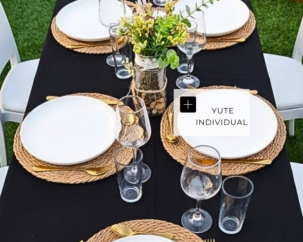 Mesa de evento elegante