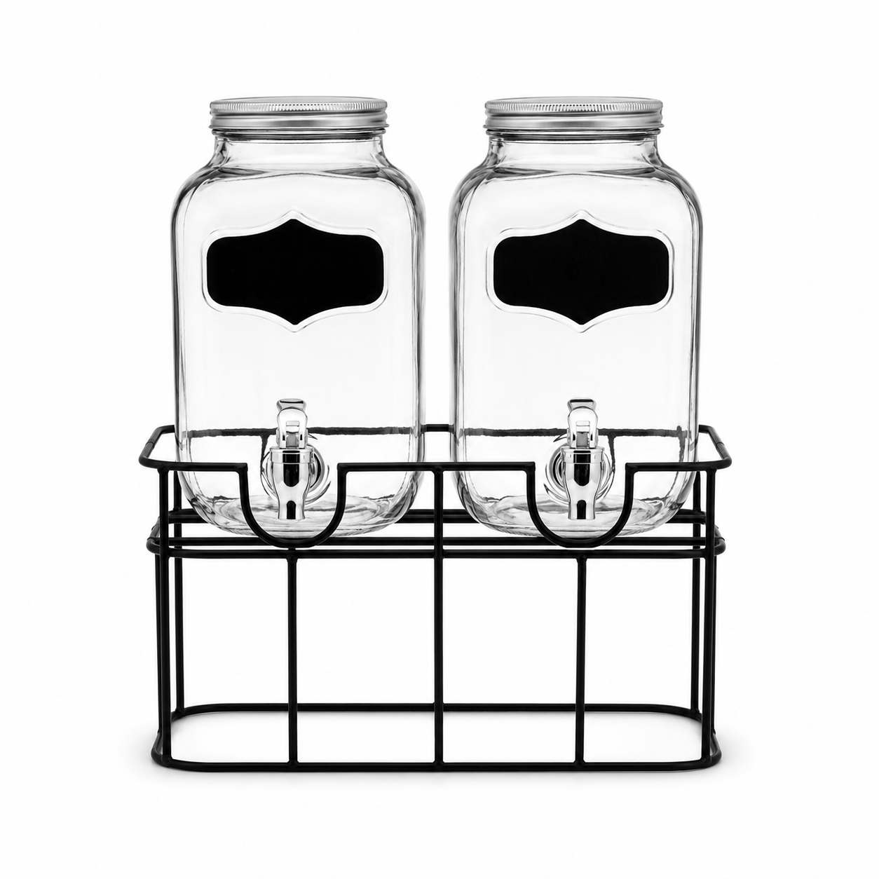 Rack dispensador doble de vidrio