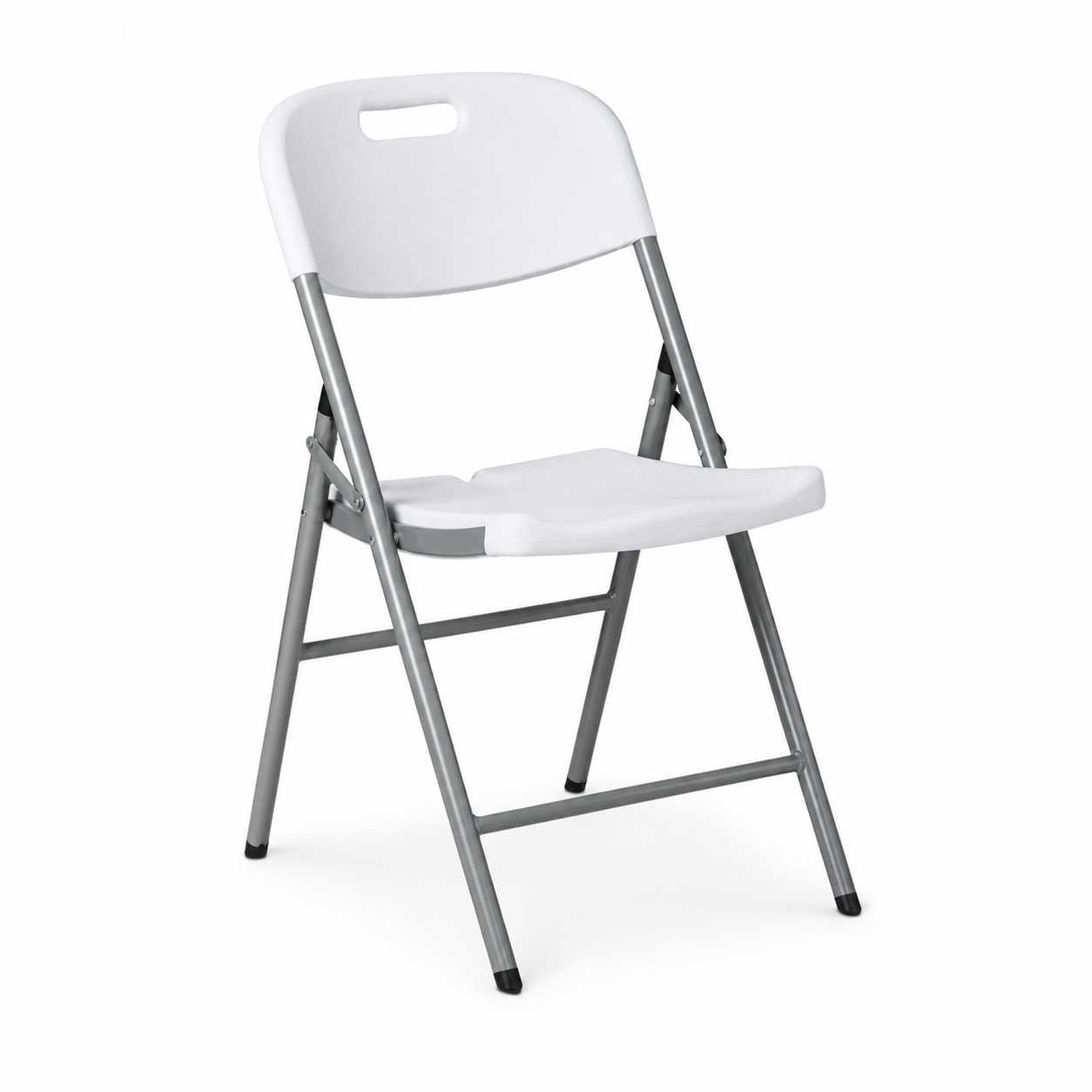 Silla plegable blanca