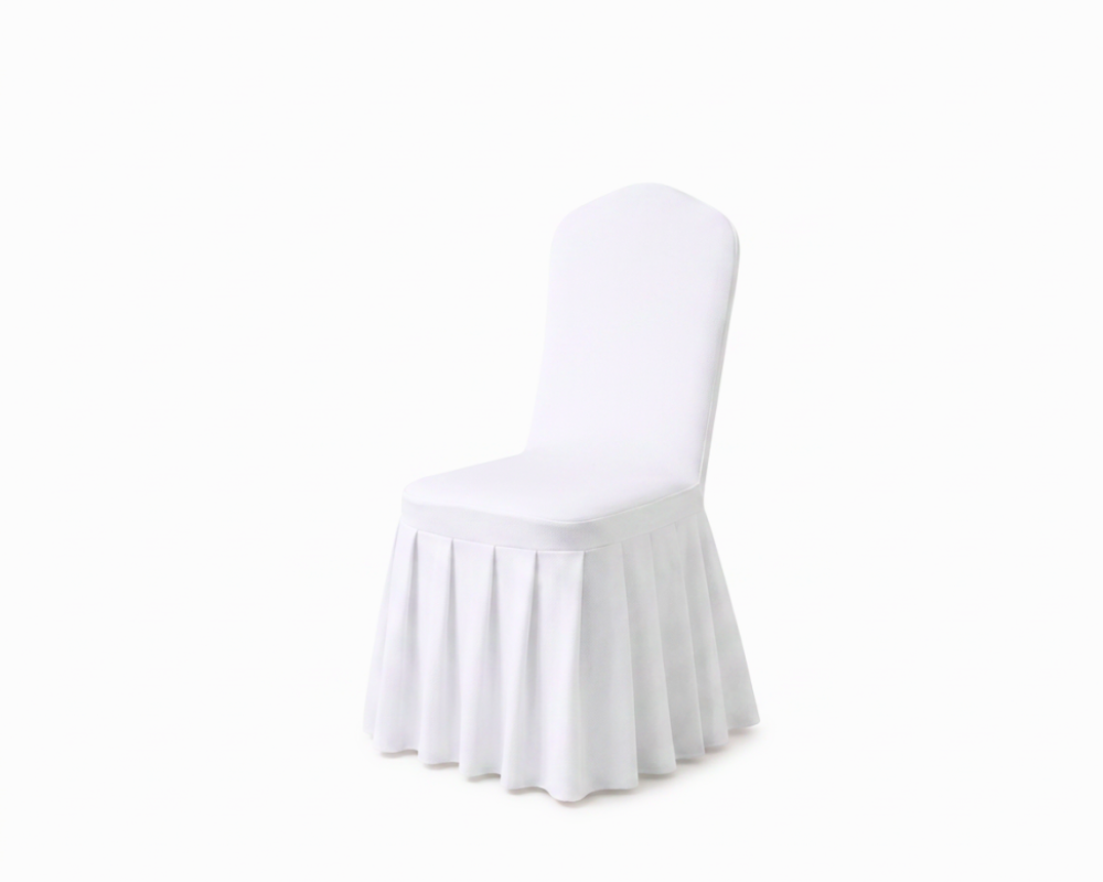 Funda spandex silla blanca