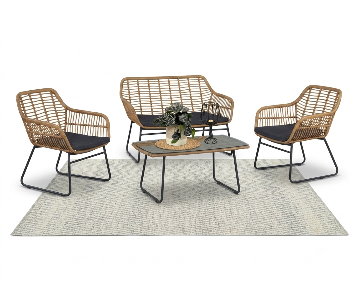 Pack Lounge Rattan Oslo